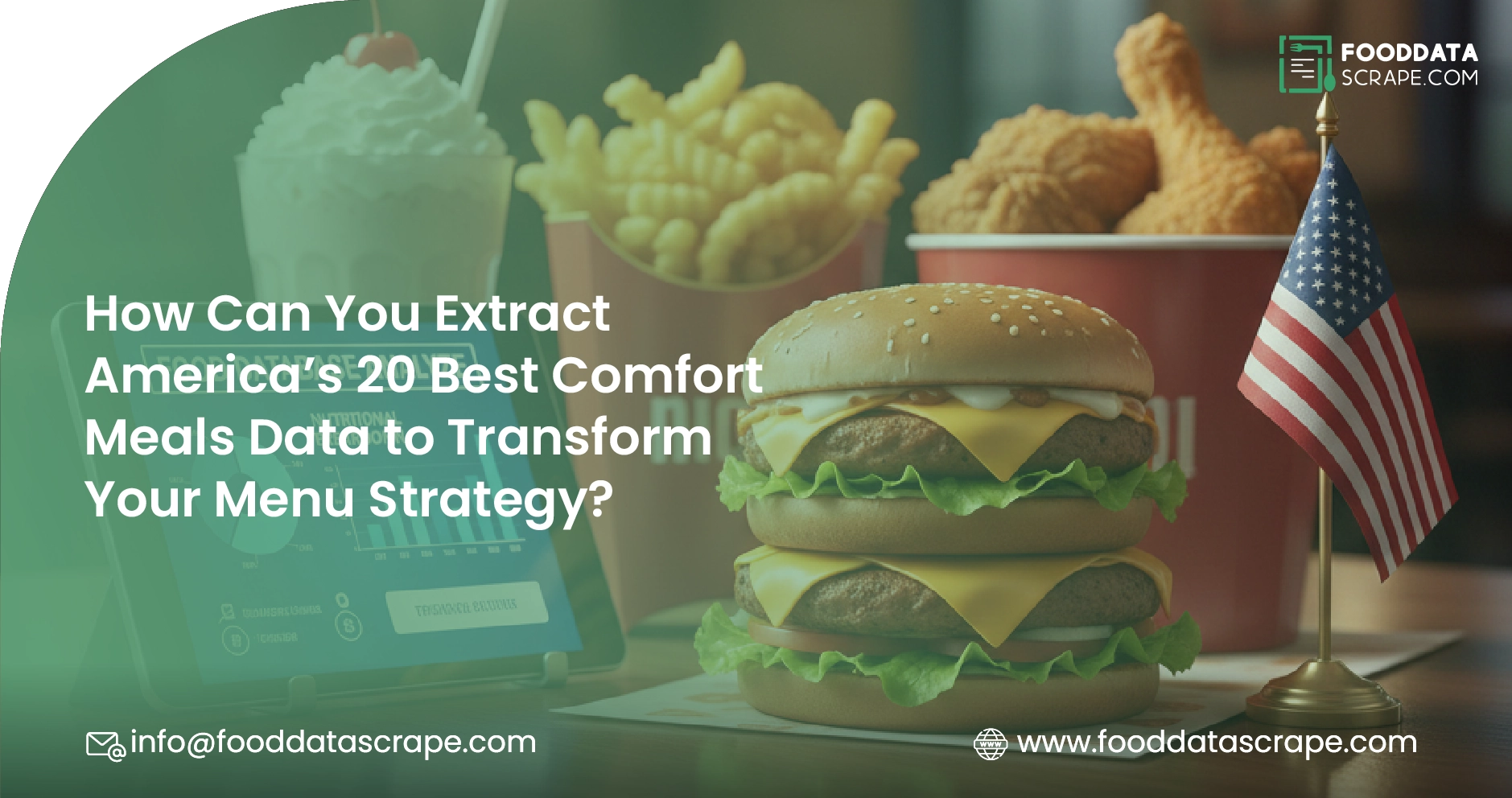 How Can You Extract America’s 20 Best Comfort Meals Data to Transform Your Menu Strategy?